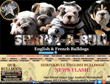 Tablet Screenshot of miniature-englishbulldogs.com